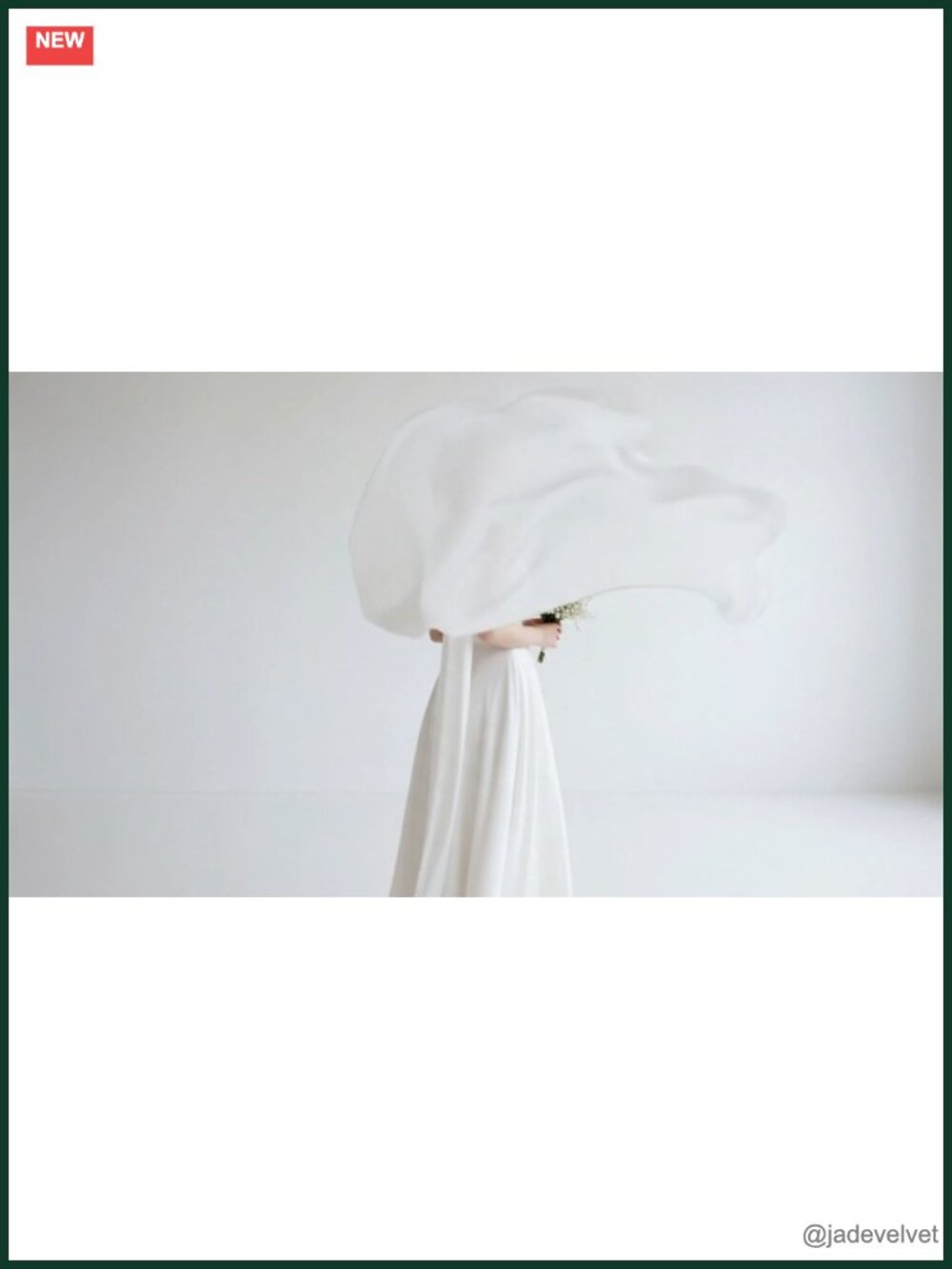 Bridal Chiffon Long Scarf Wedding Veil Wrap for Ceremony Evening Dress Portrait - Picture 6 of 6